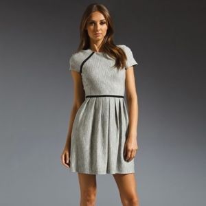 Tibi Herringbone Tweed Knit Dress